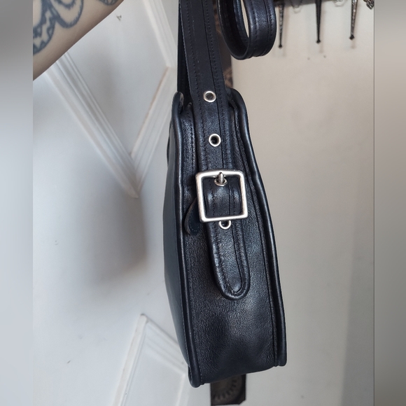 Vintage Coach Black Legacy North South Compartment Bag 9168😍🖤 - Picture 5 of 16